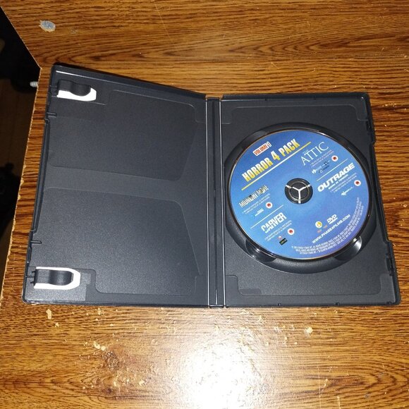 Horror 4 Pack Vol. 1 - Midnight Movie Attic Carver Outrage (DVD, 2011) - Picture 2 of 3